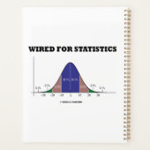 統計のための有線Statsベル曲線ユーモア プランナー手帳 (裏面)