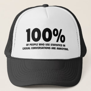 統計を使う人の100%が迷惑だ キャップ