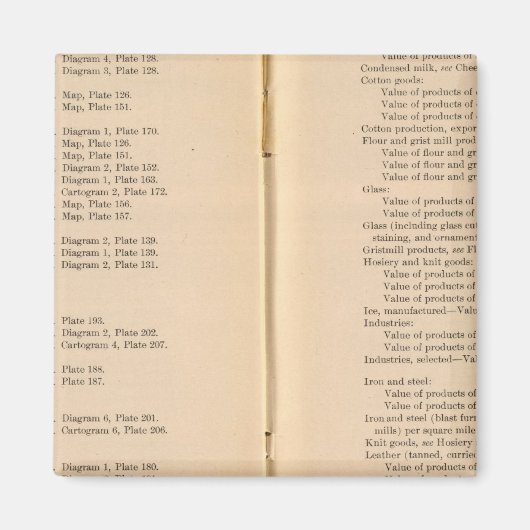 統計アトラス1900 9 マグネット (正面)