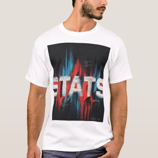 統計バグデータアート Tシャツ (正面)