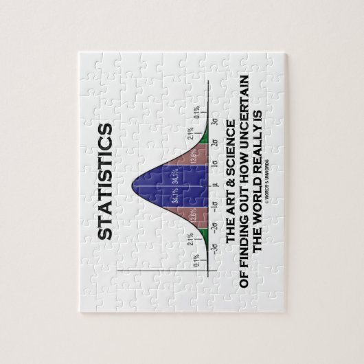 統計不確実を見つける芸術と科学 ジグソーパズル (縦)