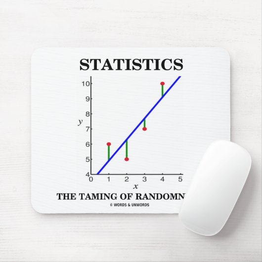 統計乱数統計ユーモアの音 マウスパッド (マウス)