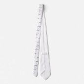 統計乱雑さの音(統計ユーモア) ネクタイ (裏面)