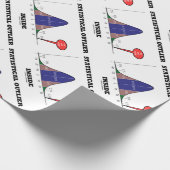統計外のアウトリアユーモア ラッピングペーパー (角)