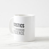 統計学は科学の文法 コーヒーマグカップ (正面左)