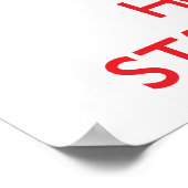 統計学保者に冷静に抱擁する ポスター (角)