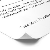 統計学的パーソナライズされた贈与 ポスター (角)