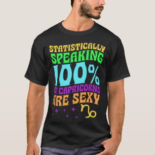 統計学的話に山羊座Aの100%である Tシャツ