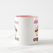 統計学者の(おもしろいな)ギフト ツートーンマグカップ (中央)