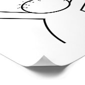 統計学者のP値ポスター ポスター (角)