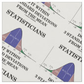 統計学者は平均から3標準偏差の範囲内で行う ファブリック (クローズアップ)