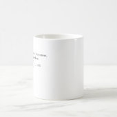 統計学者は待っていません コーヒーマグカップ (中央)