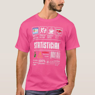 統計学者ラベル技能問題解決用コーヒーW Tシャツ