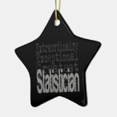 統計学者超世論家 セラミックオーナメント (左)
