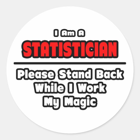 統計学者…自分の作業魔法 ラウンドシール (正面)