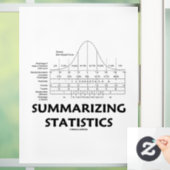 統計正規分布曲線の要約 ウィンドウサイン (ホーム)