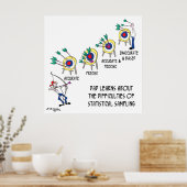 統計漫画9225 ポスター (キッチン)