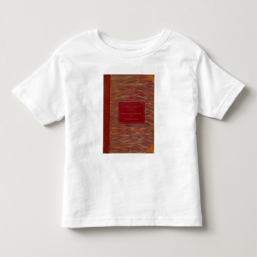 統計的な地図書米国 トドラーTシャツ (正面)