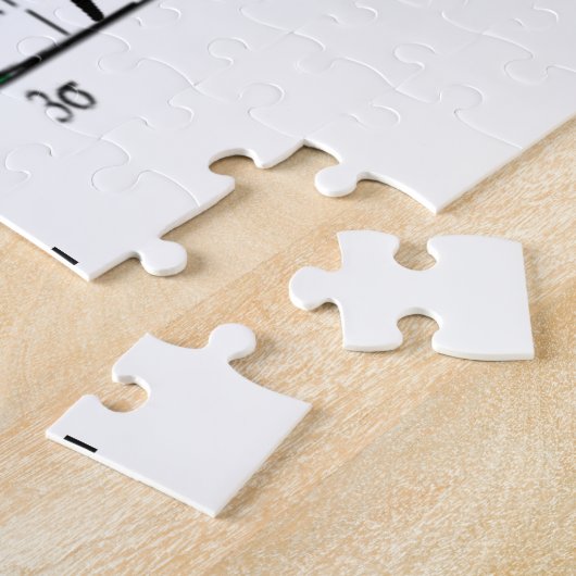 統計的な飛び地の内部(鐘のカーブのユーモア) ジグソーパズル (側面)