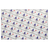 統計的な飛び地の内部(鐘のカーブのユーモア) ファブリック (ファットクウォーター)