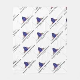 統計的に抵抗できないベル曲線の統計ユーモア フリースブランケット