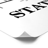 統計的に有意なベル曲線と呼ぶ ポスター (角)