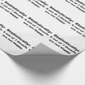 統計的に7人の小びとからの6人はhappy.pngではないです ラッピングペーパー (角)