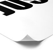 統計的感じなユーモア ポスター (角)