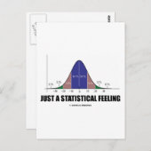 統計的感じなユーモア ポストカード (正面/裏面)