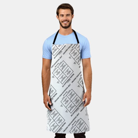 統計的自己仮説テストの展開 エプロン (着用した状態)