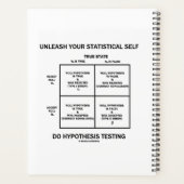 統計的自己仮説テストの展開 プランナー手帳 (裏面)