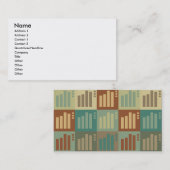 統計量のポップアート 名刺 (正面/裏面)