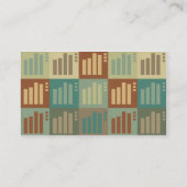 統計量のポップアート 名刺 (裏面)