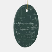 統計量の黒板 セラミックオーナメント (右)