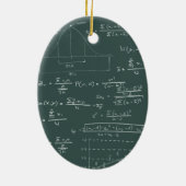 統計量の黒板 セラミックオーナメント (裏面)