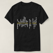 統計量はですクールなTシャツ(暗い色)