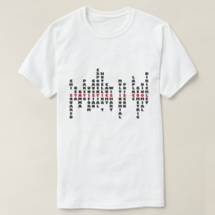 統計量はですクールなTシャツ(薄い色) Tシャツ