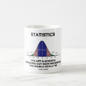統計量引用文を調べることの芸術及び科学 コーヒーマグカップ (中央)