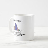 統計量引用文を調べることの芸術及び科学 コーヒーマグカップ (正面左)