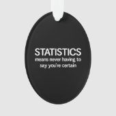 統計量 オーナメント (正面)