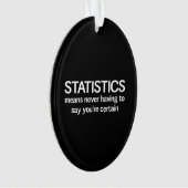 統計量 オーナメント (正面)