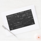 統計Blackboard 長方形シール (封筒)