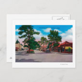 絵になるようなビジネス地区、 カーメル ポストカード (正面/裏面)