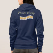 絵になるTシャツ パーカ (裏面)