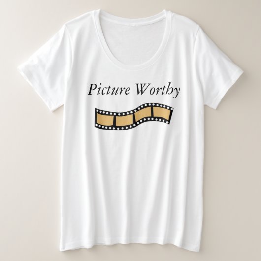 絵になるTシャツ プラスサイズTシャツ (デザイン正面)
