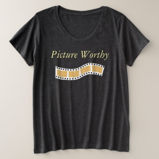 絵になるTシャツ プラスサイズTシャツ (デザイン正面)