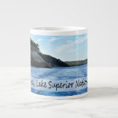 絵に描かれた岩 ジャンボコーヒーマグカップ (正面)