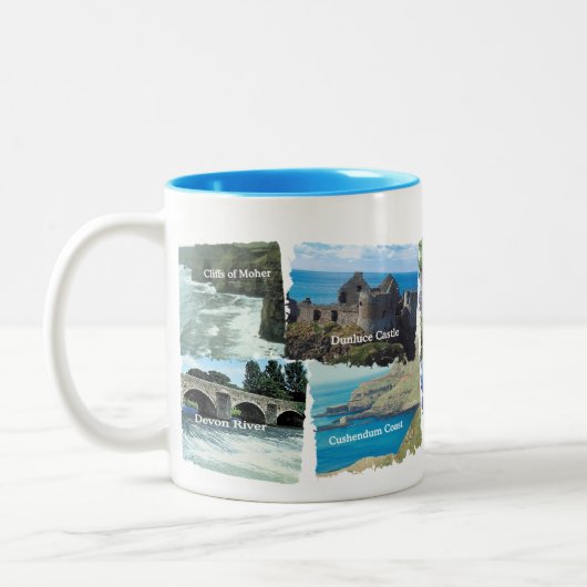 絵のようなアイルランドのマグ8の舞台美術 ツートーンマグカップ (左)