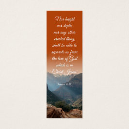 絵のようなエレガントスピリチュアル聖句ブックマーク