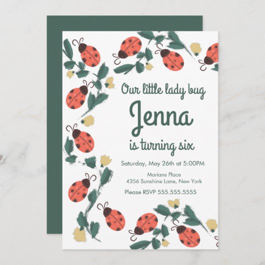 絵のようなレディバグの誕生日 (正面/裏面)